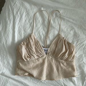 Princess Polly Cream Top